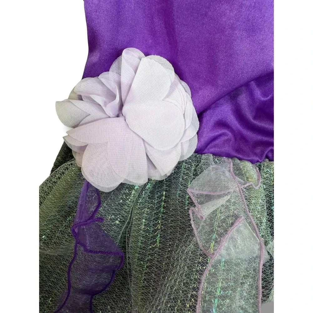 Gymboree Girls Pretty Pixie Forest Fairy Costume Dress Wings Headband L 10-12
